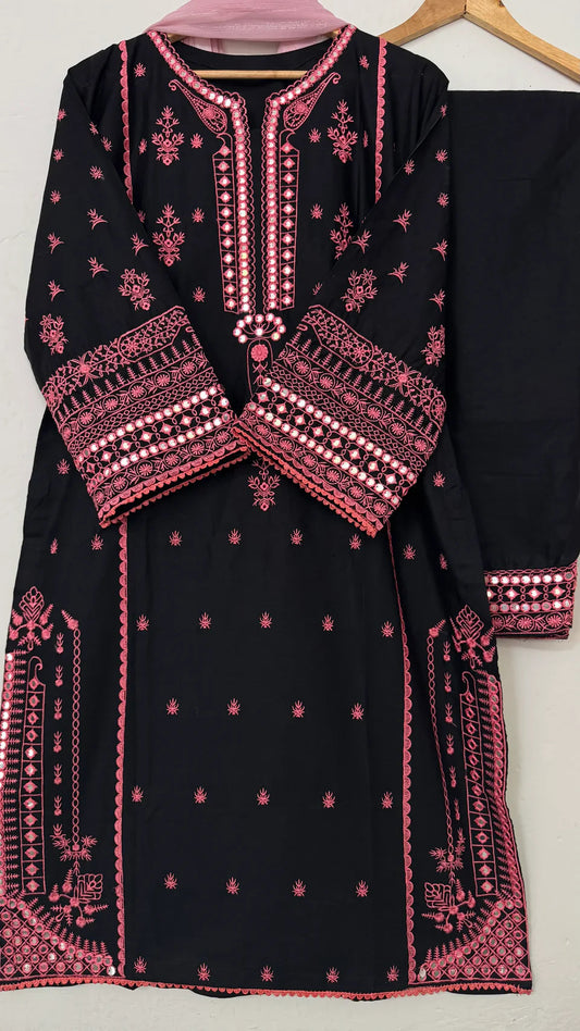 Noir Pink-2PC dress