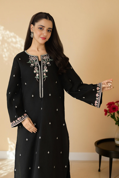 Noor-e-Black Marina Two-Piece Set