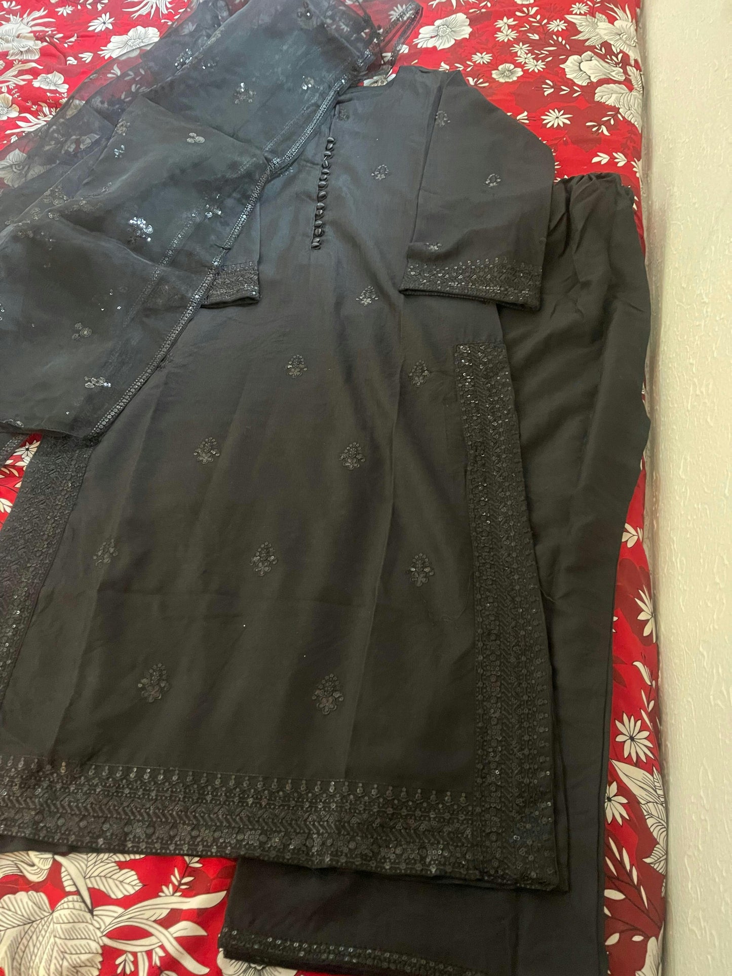 Black Aura – 3 Piece Dress