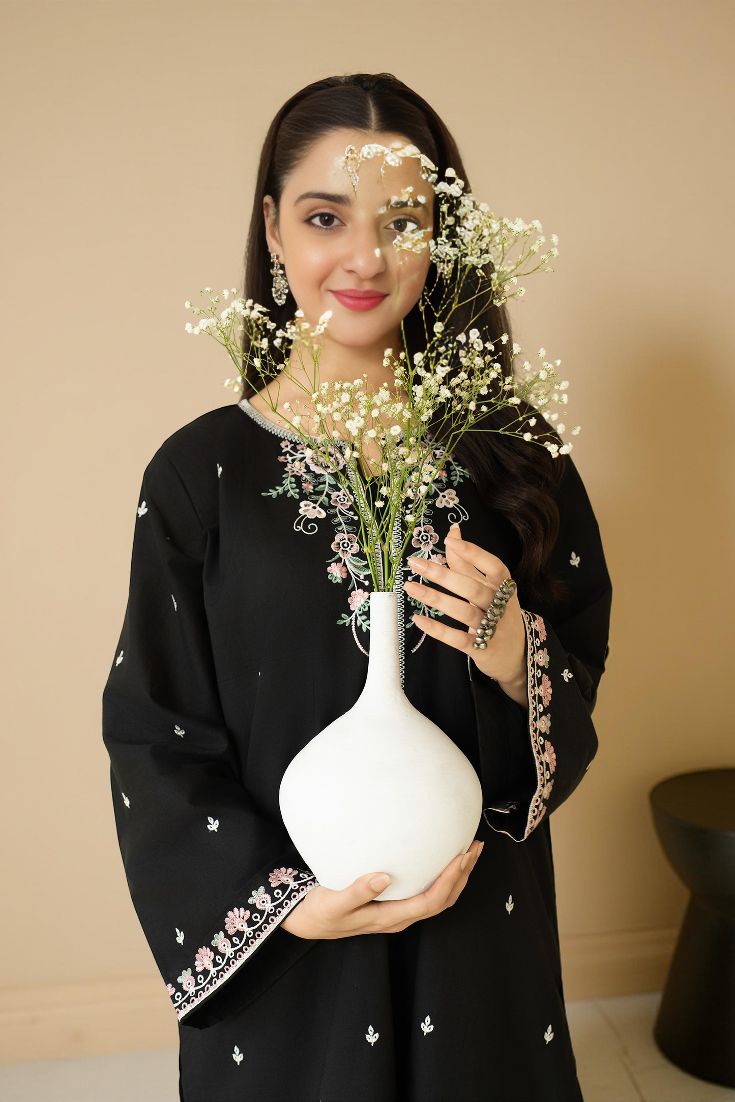 Noor-e-Black Marina Two-Piece Set